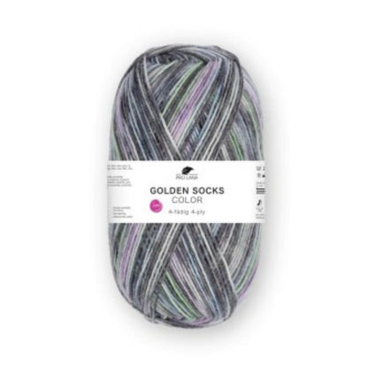 Pro Lana Golden Socks 4 fädig color 100g
