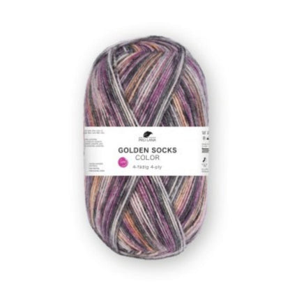 Pro Lana Golden Socks 4 fädig color 100g