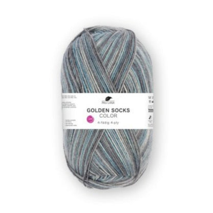 Pro Lana Golden Socks 4 fädig color 100g
