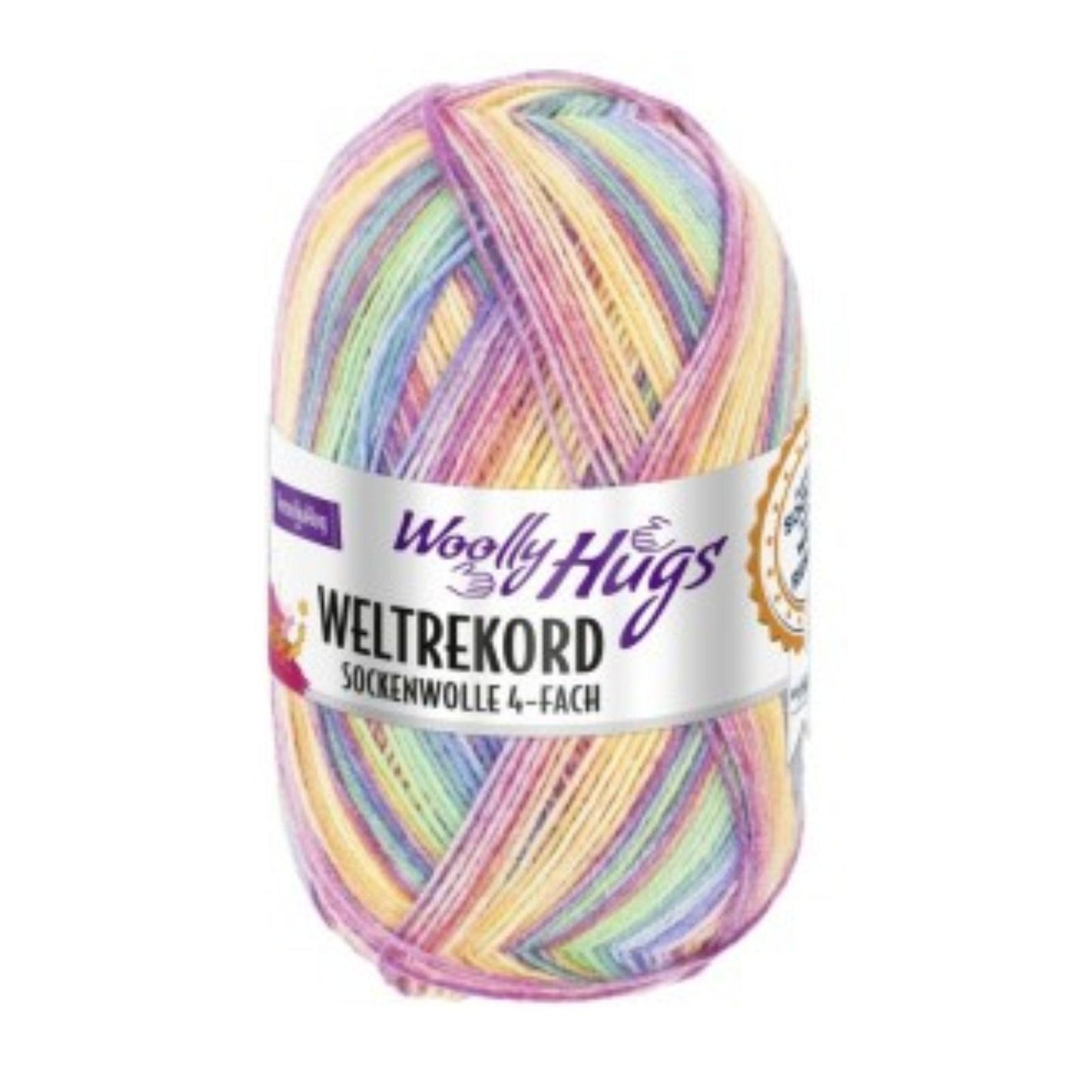 Woolly Hugs Weltrekord Sockenwolle 4 fädig 100g