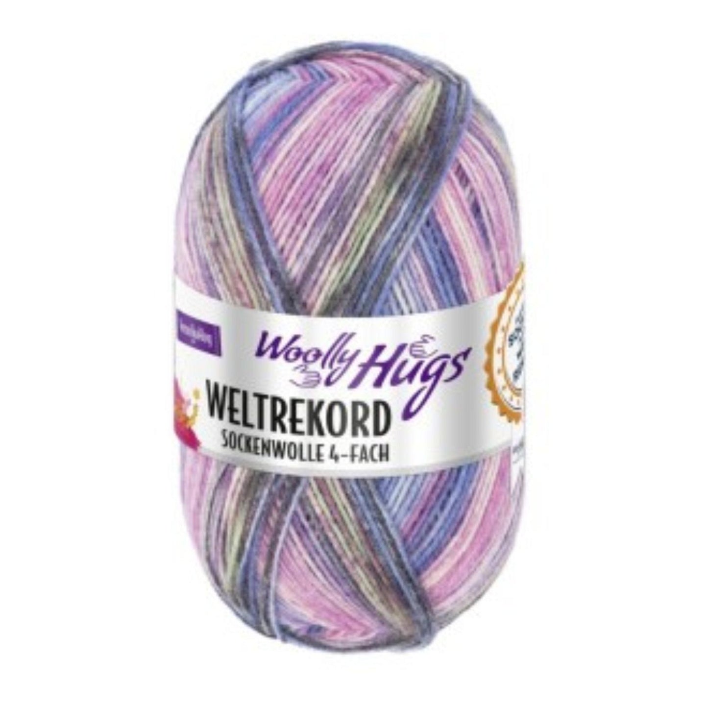 Woolly Hugs Weltrekord Sockenwolle 4 fädig 100g