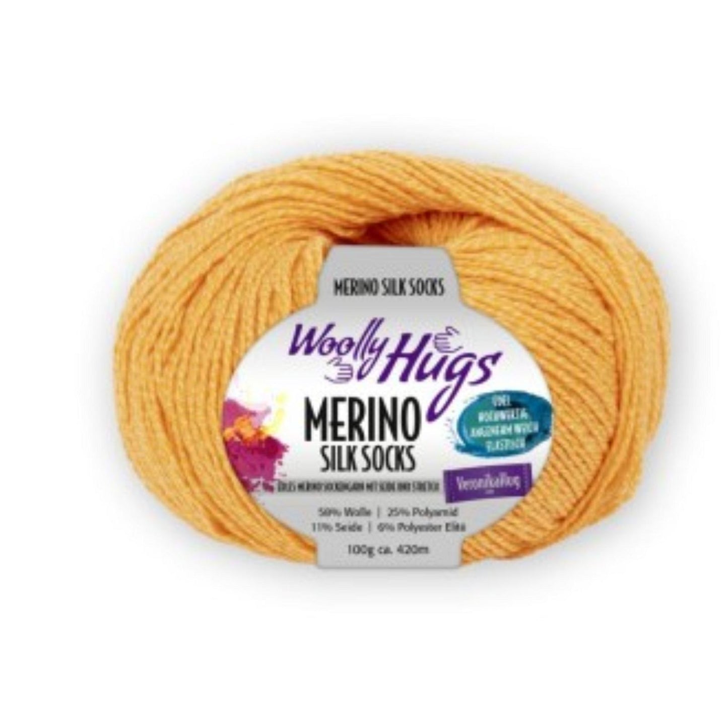 Woolly Hugs Merino Silk Socks 100 g