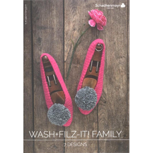 Schachenmayr Booklet - Wash+Filz-it! Family (DE, EN)