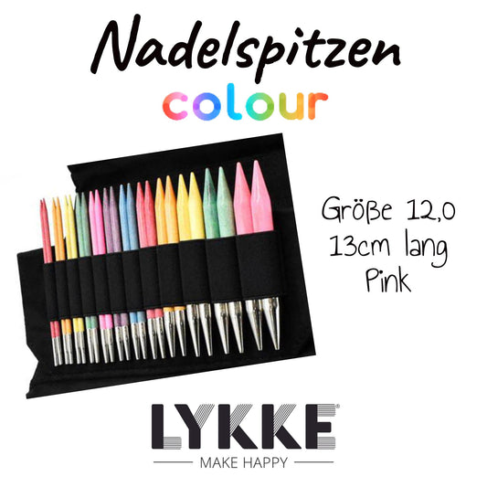 Lykke Stricknadelspitze Colour, 12,0, Birkenholz farbig, 15005200