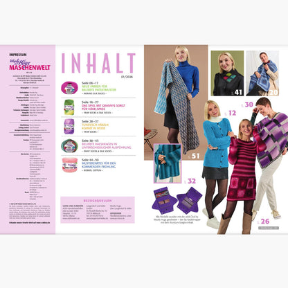 Woolly Hugs Maschenwelt 1/2026, Strickheft