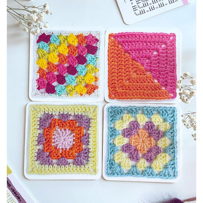Granny Square Häkel-Karten, 50x häkeln (DE)