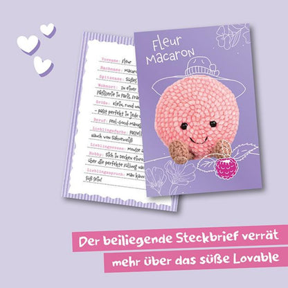 Häkelset Fleur Macaron