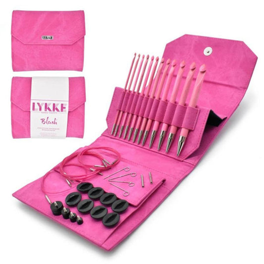 Lykke Set Auswechselbare Häkelnadel Blush 15 cm 3,50 - 12,75 mm