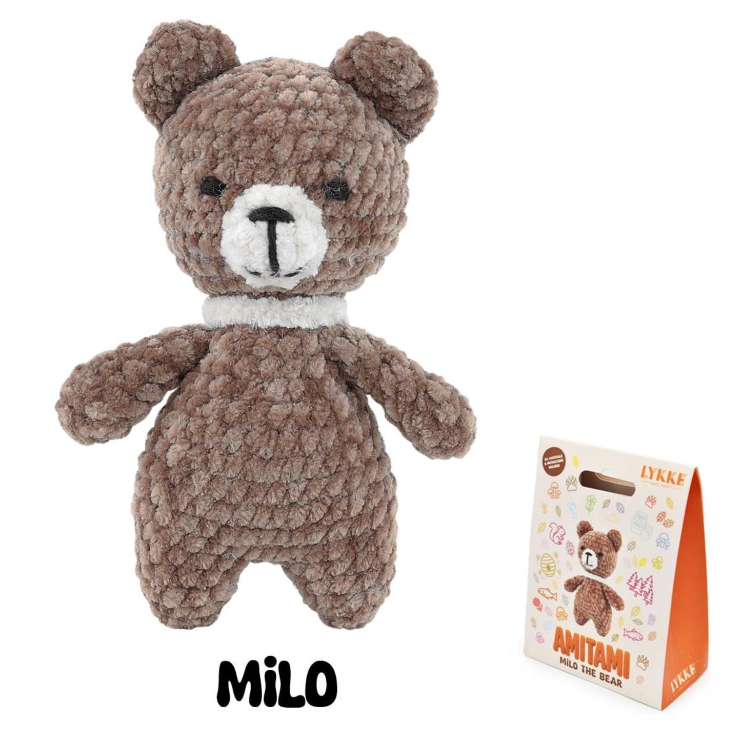 Lykke - Häkelset mit Wolle - Amitami Milo the Bear (EN)