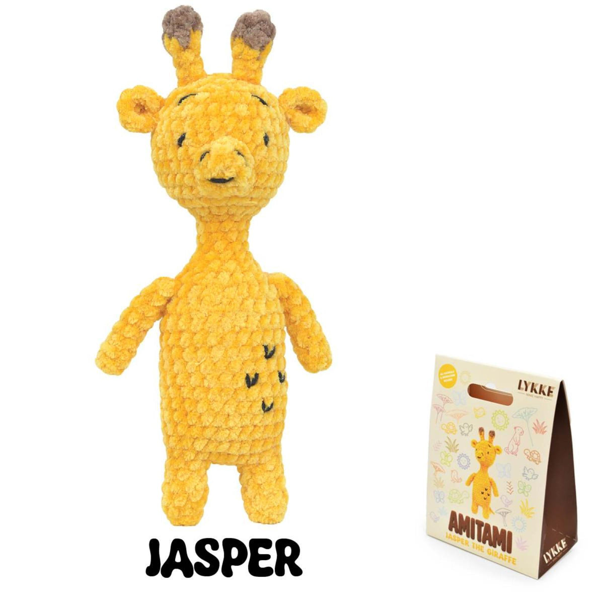 Lykke - Häkelset mit Wolle - Amitami Jasper the Giraffe (EN, DE)