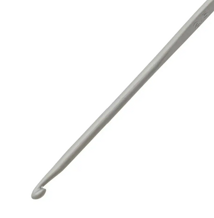 Wool crochet hooks without handle, 14cm, 2.5mm, grey, 111951