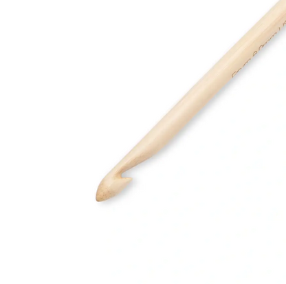 Wool crochet hook bamboo, 15 cm, 8 mm, natural, 111976