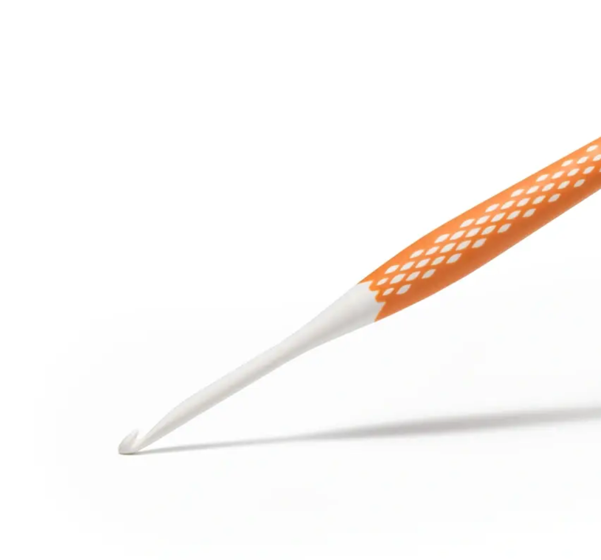 Woll-Häkelnadel Ergonomics, 16 cm,  4,5 mm, mandarine, 112184