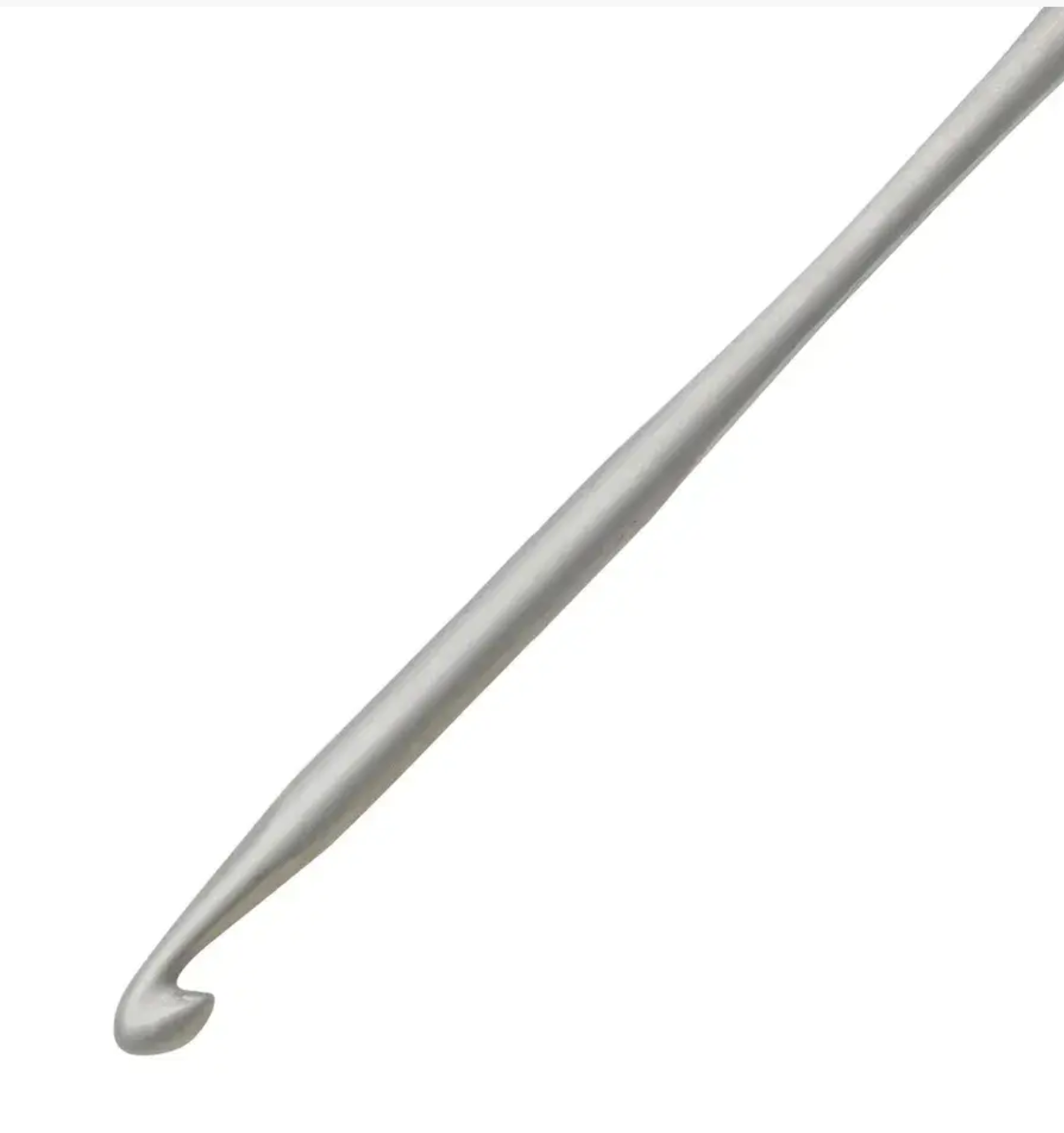 Wool crochet hooks without handle, 14 cm, 4 mm, grey, 111951