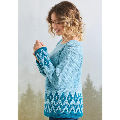 Anleitung (de) von © Woolly Hugs  - Pullover Flora- Maschenwelt 06/25