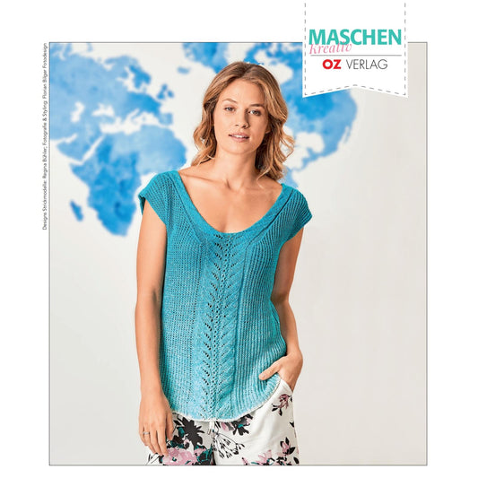 Anleitung (de) von © OZ-Verlag / Pro Lana 1-2-3 IDEEN T-Shirt-Pullover