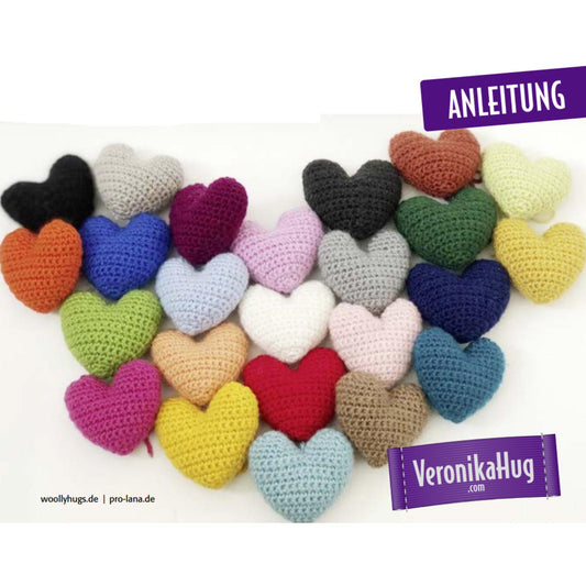 Anleitung (de) von © Woolly Hugs  - Charity-Häkelherz