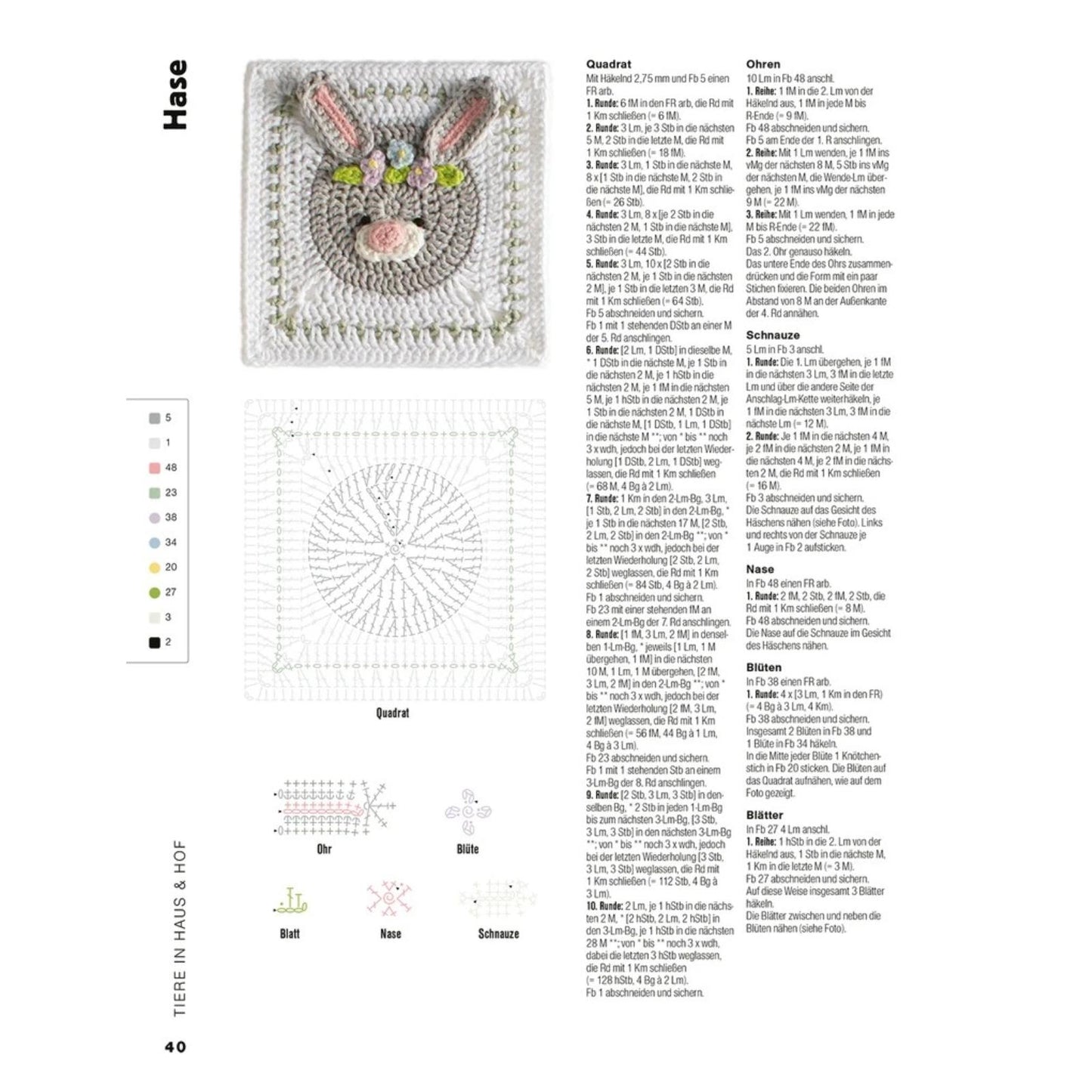 3D Granny Squares Häkeln