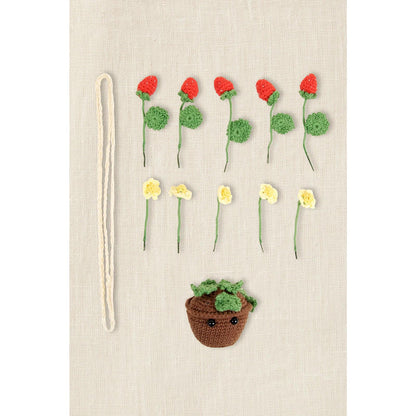 DMC Häkelpackung, Erdbeeren von Nuria Picos Amigurumi-Set