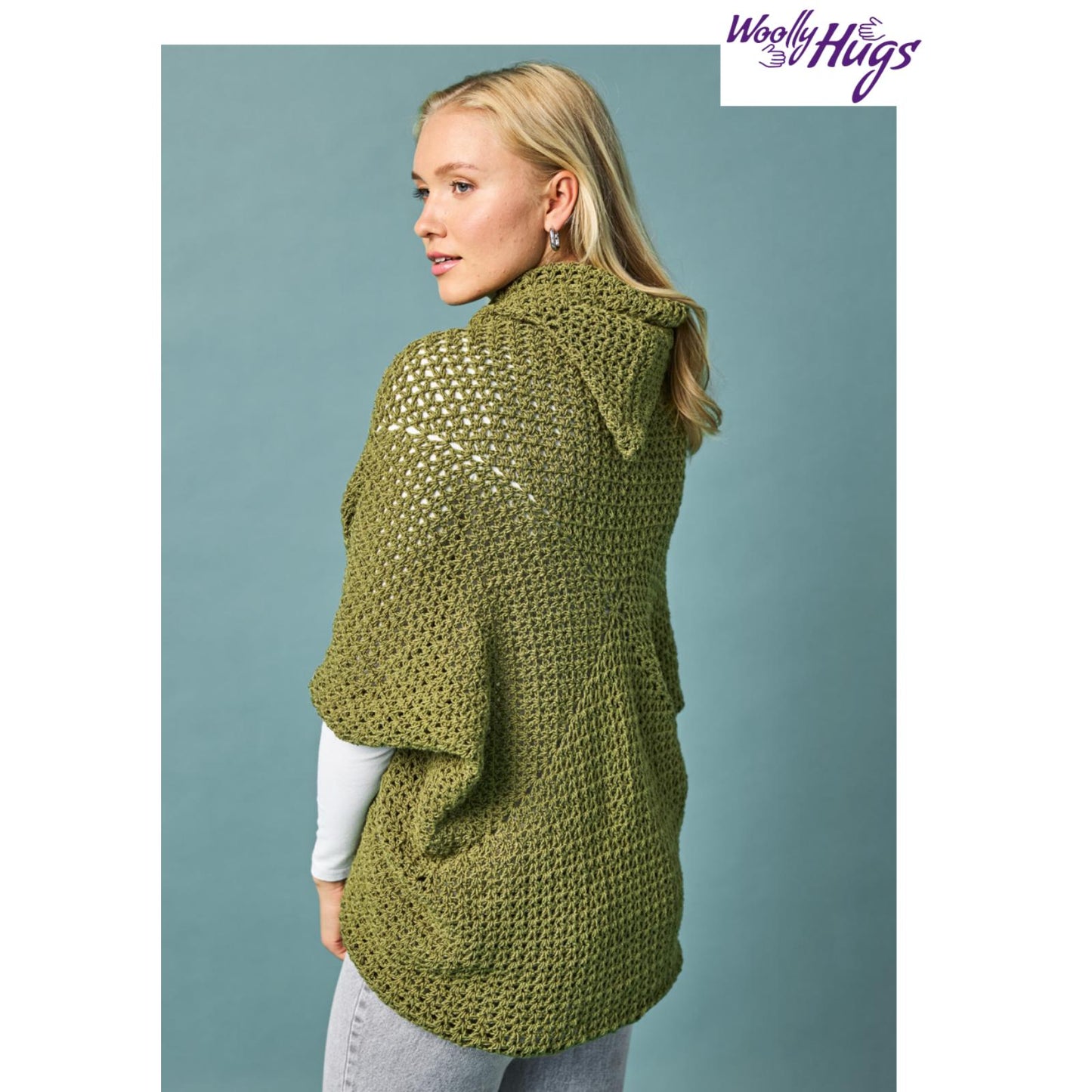 Anleitung (de) von © Woolly Hugs  - Kapuzen-Seelenwärmer Granny - Maschenwelt 01/25
