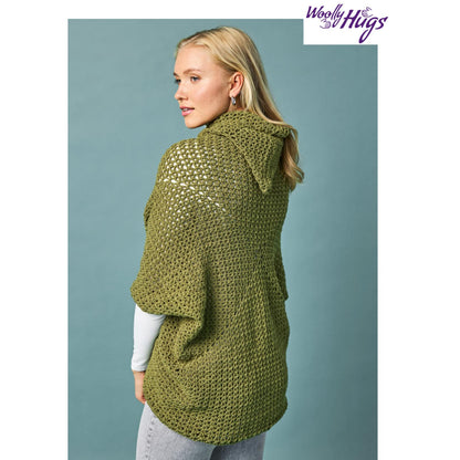 Anleitung (de) von © Woolly Hugs  - Kapuzen-Seelenwärmer Granny - Maschenwelt 01/25