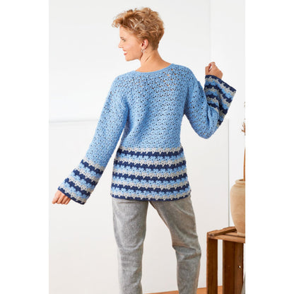 Anleitung (de) von © Woolly Hugs  - Pullover Maschenhit - Maschenwelt 06/22