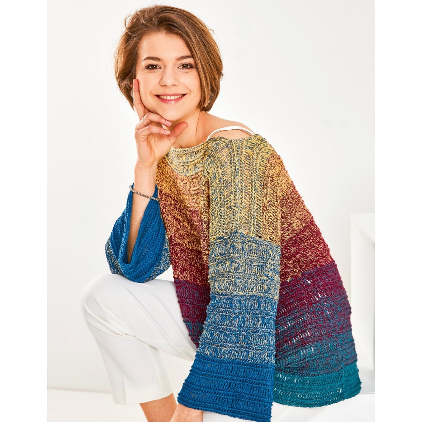 Anleitung (de) von © Woolly Hugs  - Pulli Free Dance - Maschenwelt 04/21