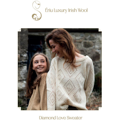 Anleitung (en) von © Eriu Diamond Love Sweater