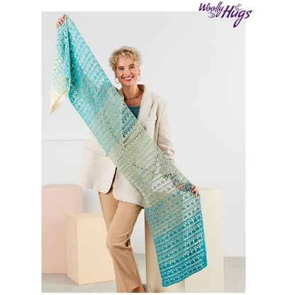 Anleitung (de) von © Woolly Hugs  - Stola Krokusse - Maschenwelt 02/23