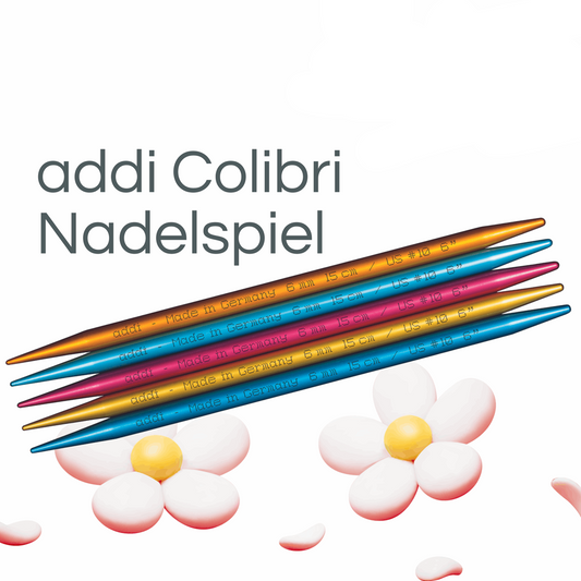 Addi, Colibri Nadelspiel, 62042, Größe 6 Länge 15 cm