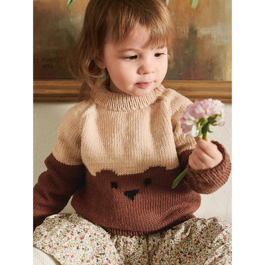 Anleitung (de, en) von © Sandnes - Bären-Pullover 2103 Weicher Strick für Kinder / Nr. 10