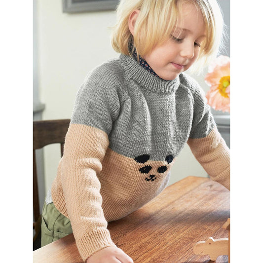 Anleitung (de, en) von © Sandnes - Panda Pullover 2103 Weicher Strick für Kinder / Nr. 11