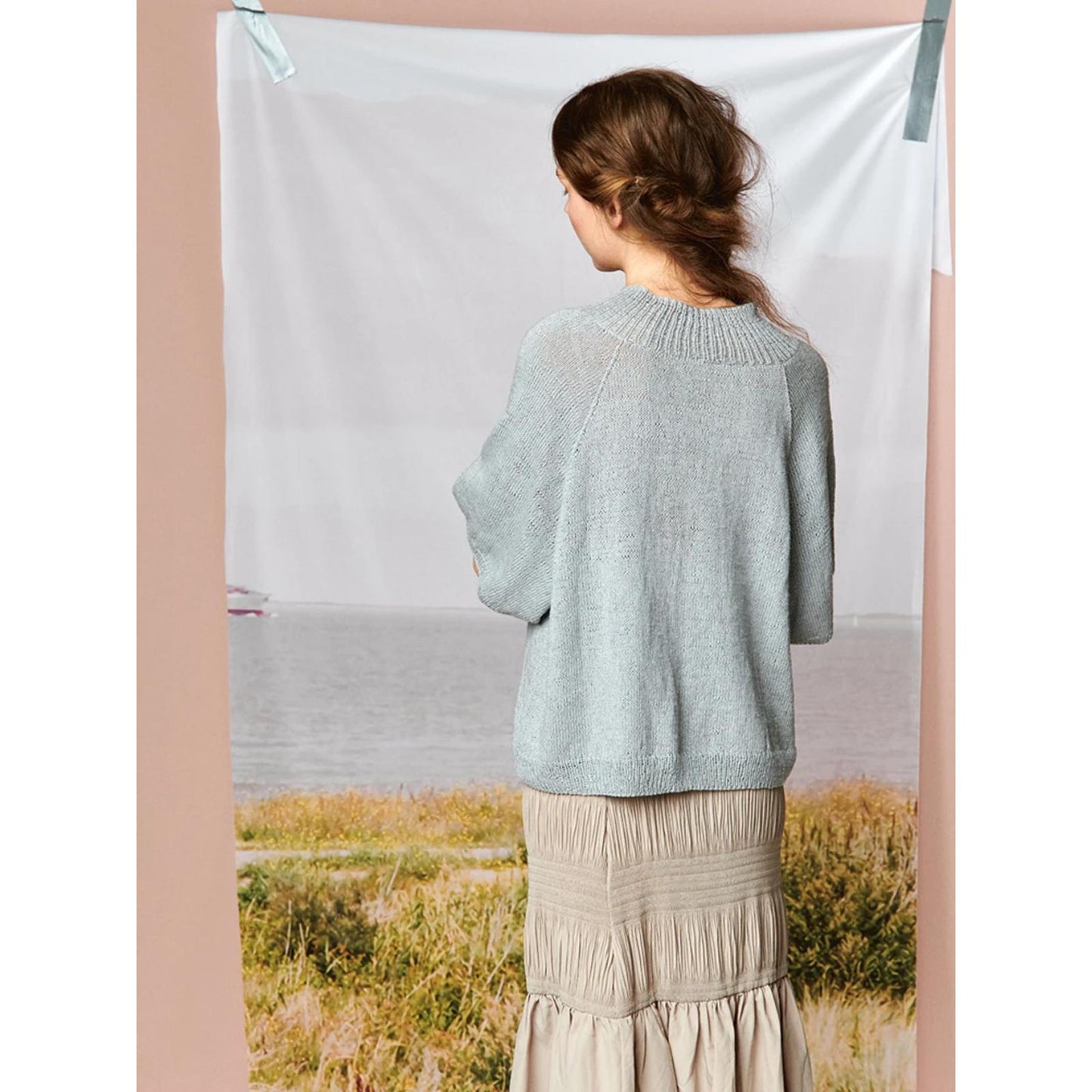 Anleitung (de, en) von © Sandnes - Kamille T-Shirt 2104 Sommer Damen / Nr. 5, Oversize-Bluse