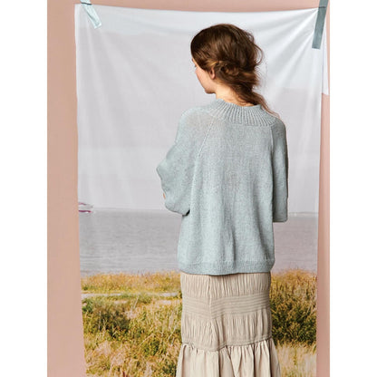 Anleitung (de, en) von © Sandnes - Kamille T-Shirt 2104 Sommer Damen / Nr. 5, Oversize-Bluse
