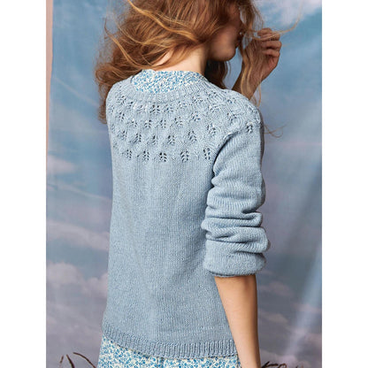 Anleitung (de, en) von © Sandnes - Schneeglöckchen Pullover 2104 Sommer Damen / Nr. 8