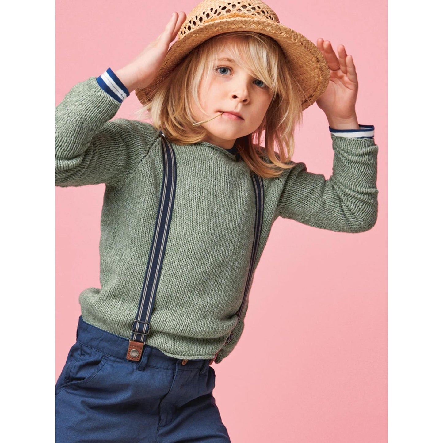 Anleitung (de, en) von © Sandnes - Raglan Pullover 2106 Summer Kinder / Nr. 10