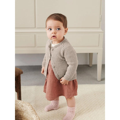 Anleitung (de, en) von © Sandnes - Charlie Jacke 2106 Summer Baby / Nr. 7A