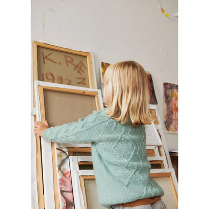 Anleitung (de, en) von © Sandnes - Aran Pullover 2107 Smart für Kinder / Nr. 2