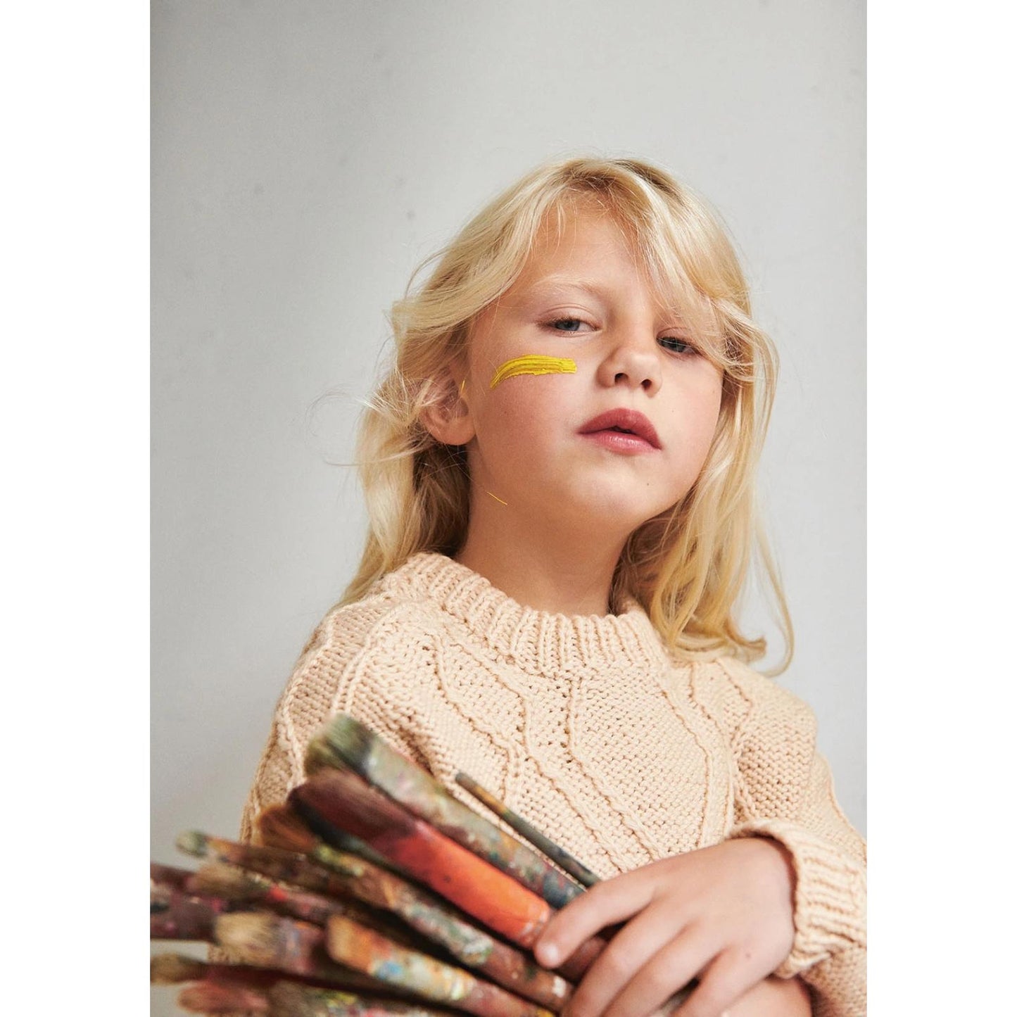 Anleitung (de, en) von © Sandnes - Aran Pullover 2107 Smart für Kinder / Nr. 2