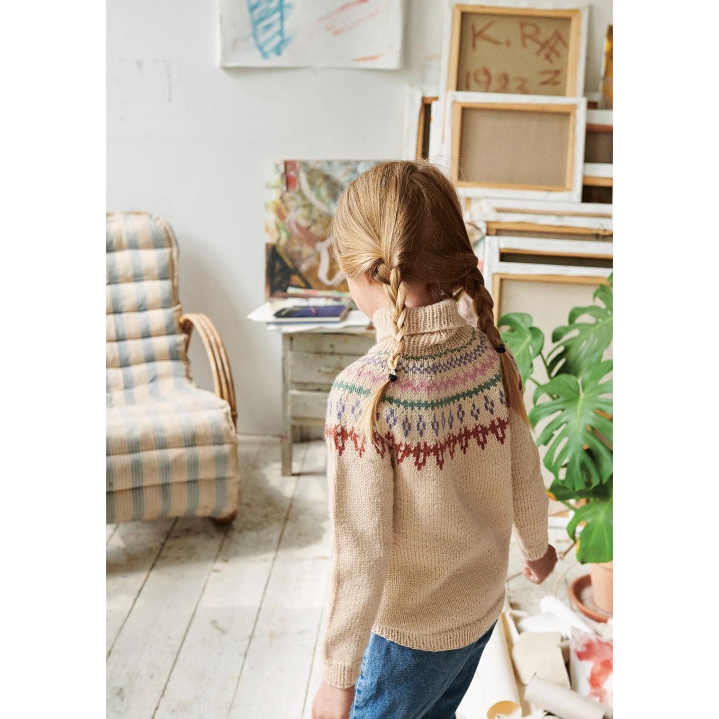 Anleitung (de, en) von © Sandnes - Kindheits Pullover mit hohem Hals 2107 Smart für Kinder / 3b