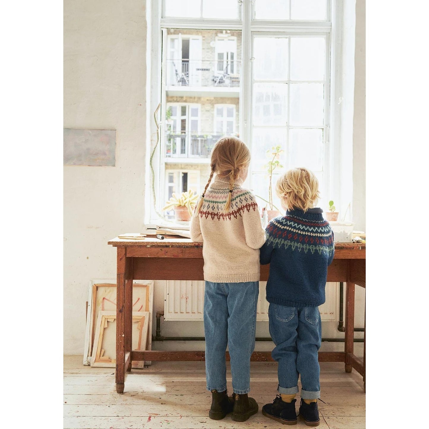 Anleitung (de, en) von © Sandnes - Kindheits Pullover mit hohem Hals 2107 Smart für Kinder / 3b