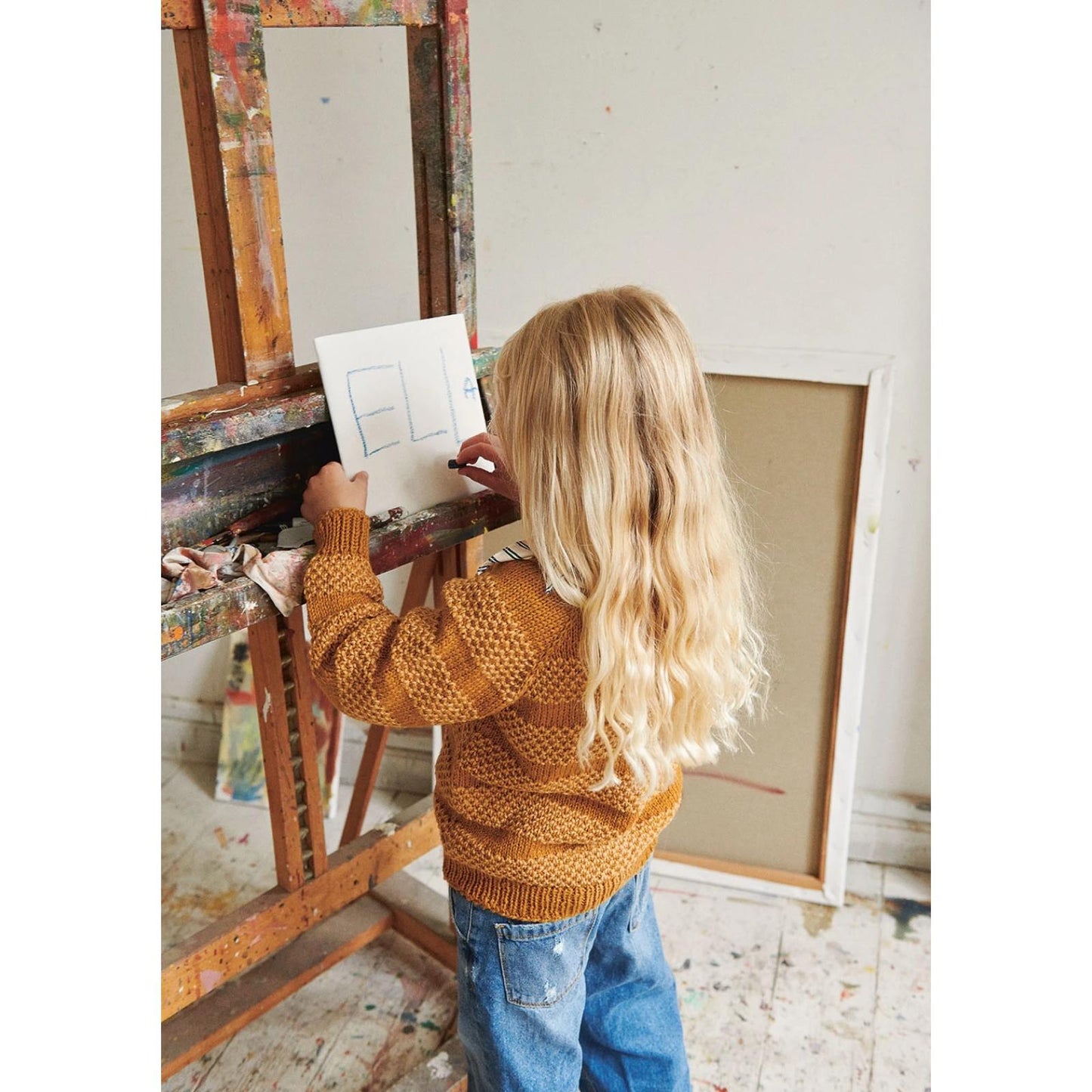 Anleitung (de, en) von © Sandnes - Honig Pullover 2107 Smart für Kinder / Nr. 5