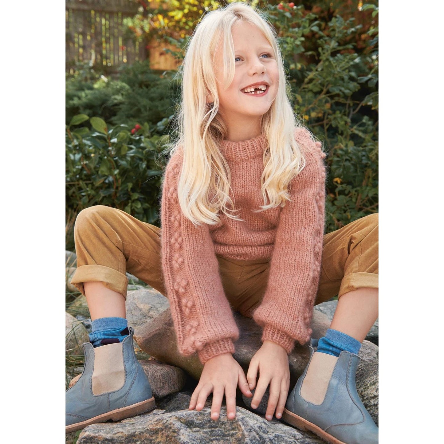 Anleitung (de, en) von © Sandnes - Fleur Pullover 2110 Weicher Strick für Kinder / Nr. 1