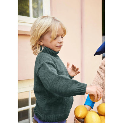 Anleitung (de, en) von © Sandnes - Junior Pullover 2110 Weicher Strick für Kinder / Nr. 3