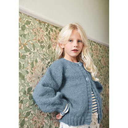 Anleitung (de, en) von © Sandnes - Juni Jacke 2110 Weicher Strick für Kinder / Nr. 5