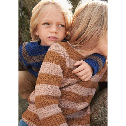 Anleitung (de, en) von © Sandnes - Pontus Streifen-Pullover 2110 Weicher Strick für Kinder / Nr. 6