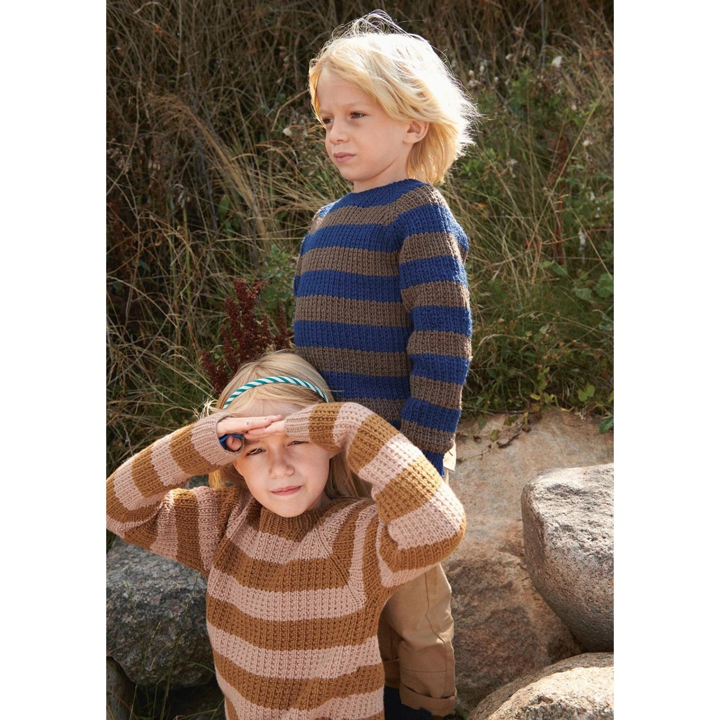 Anleitung (de, en) von © Sandnes - Pontus Streifen-Pullover 2110 Weicher Strick für Kinder / Nr. 6