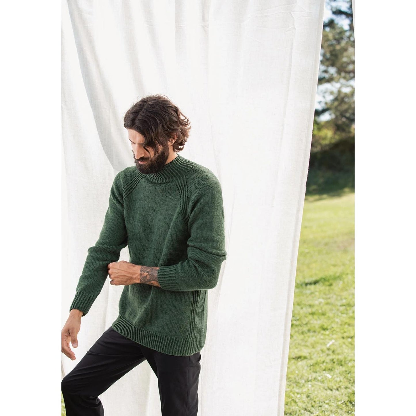 Anleitung (de, en) von © Sandnes - Lynns Pullover 2111 Double Sunday / Nr. 10