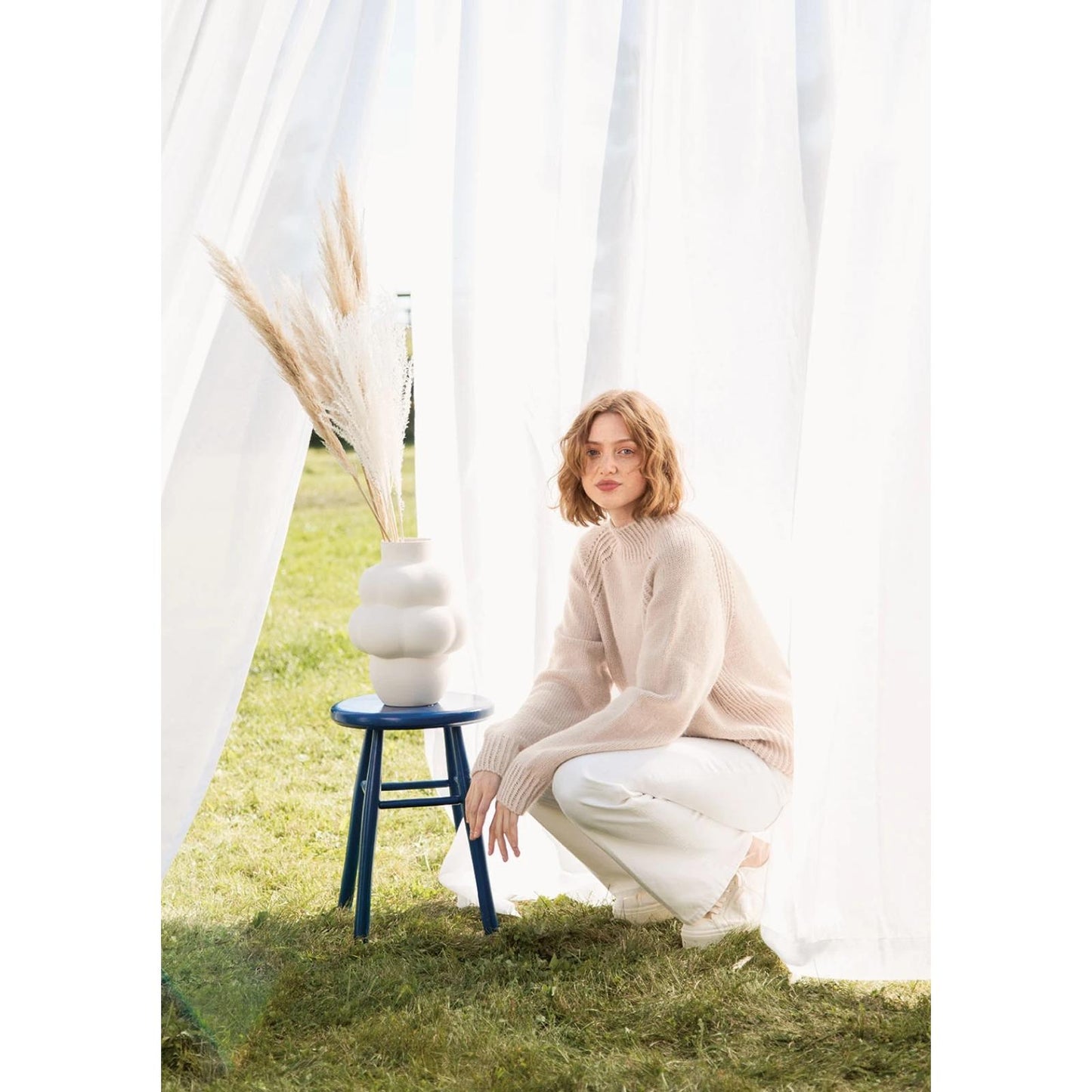 Anleitung (de, en) von © Sandnes - Kelly Pullover i Double Sunday Edition 2111 Double Sunday / Nr. 11