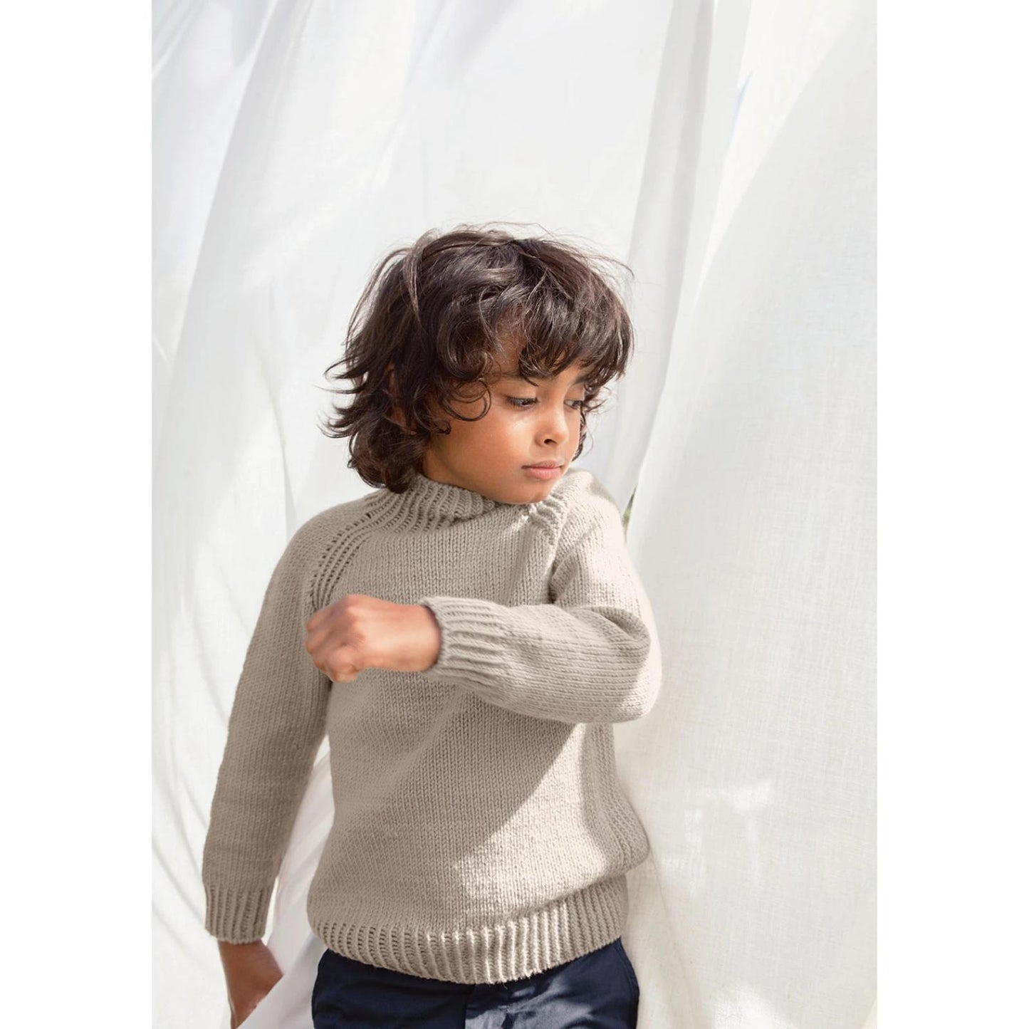 Anleitung (de, en) von © Sandnes - Lynns Pullover Double Sunday Edition 2111 Double Sunday / Nr. 8